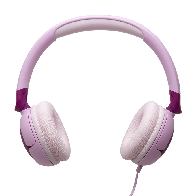 JBL Junior 320 - Purple - Wired on-ear kids headphones - Back image number null
